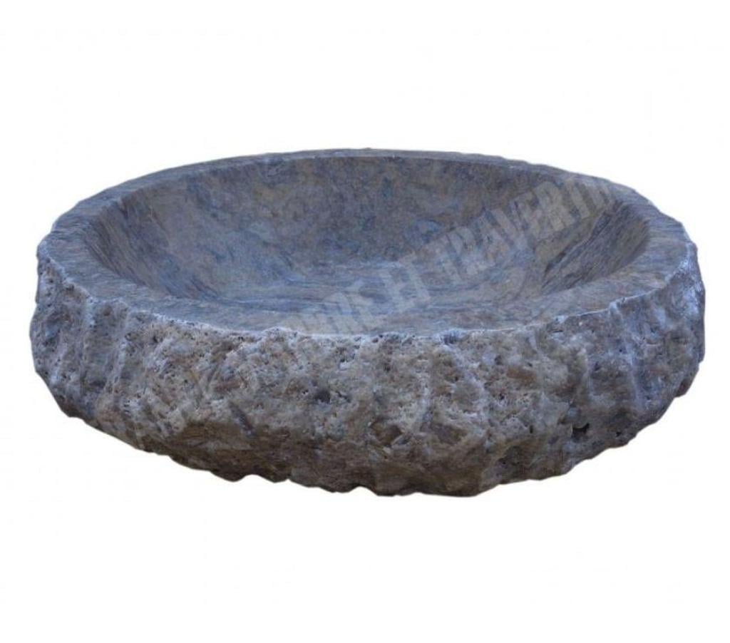  Var Forcalqueiret - 83136 - Photos Vivastreet Travertin Gris Silver Vasque Ovale Roche 45x55 cm REF 2597