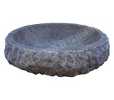 Travertin Gris Silver Vasque Ovale Roche 45x55 cm REF 2597