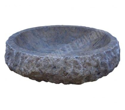 Bricolage - Jardin - Outillage Lancon Provence Bouches-du-Rhône - Photos Vivastreet Travertin Gris Silver Vasque Ovale Roche 45x55 cm REF 2597