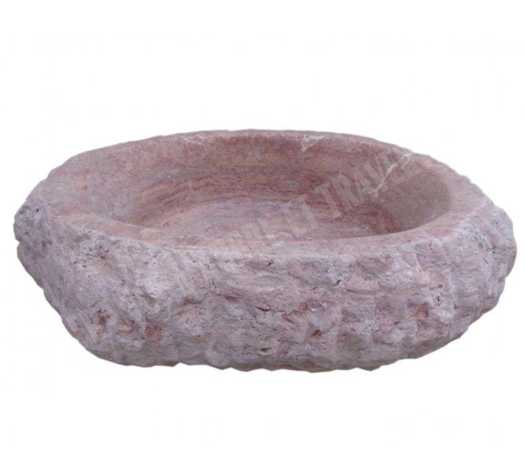  Bouches-du-Rhône Lancon Provence - 13680 - Photos Vivastreet Travertin Rose Rouge Vasque Ovale Roche 40x50 cm REF 1617