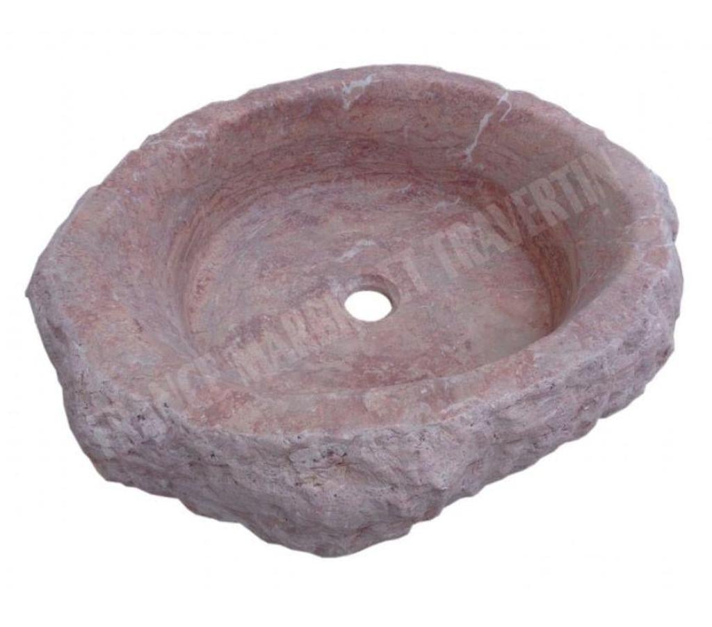  Var Forcalqueiret - 83136 - Photos Vivastreet Travertin Rose Rouge Vasque Ovale Roche 40x50 cm REF 1617