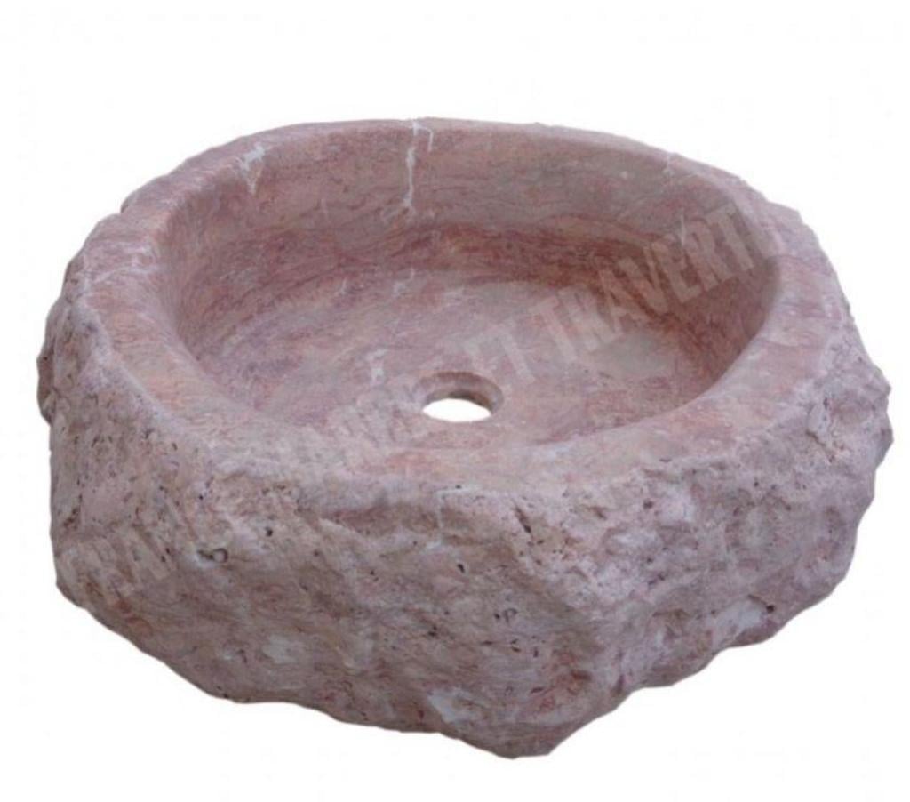  Var Forcalqueiret - 83136 - Photos Vivastreet Travertin Rose Rouge Vasque Ovale Roche 40x50 cm REF 1617