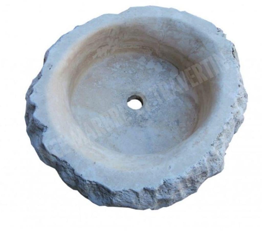  Var Forcalqueiret - 83136 - Photos Vivastreet Travertin Clss Beige Vasque Ovale Roche 40x50 cm REF 1583