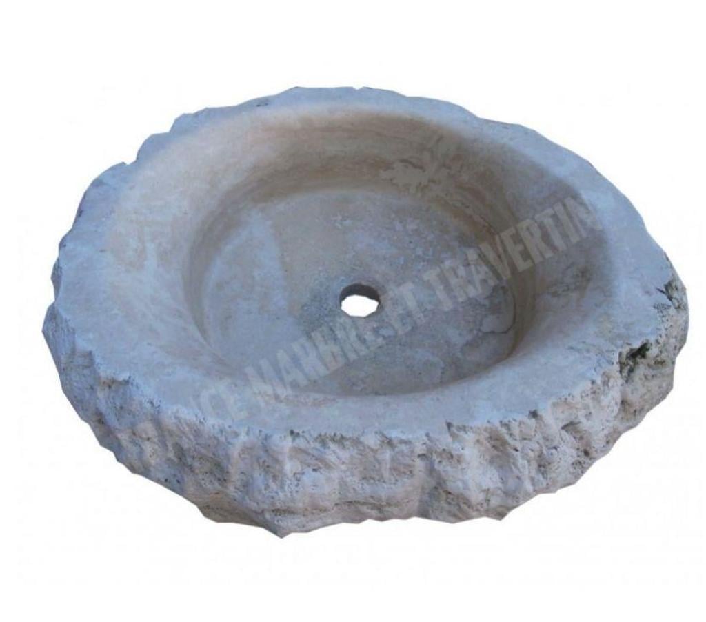  Var Forcalqueiret - 83136 - Photos Vivastreet Travertin Clss Beige Vasque Ovale Roche 40x50 cm REF 1583