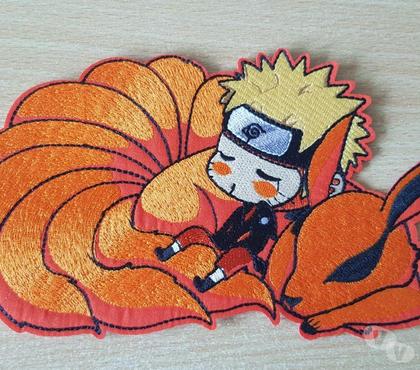 Collection Carnon Hérault - Photos Vivastreet écusson brodé manga Naruto et Kurama Kyûbi 20x11 cm