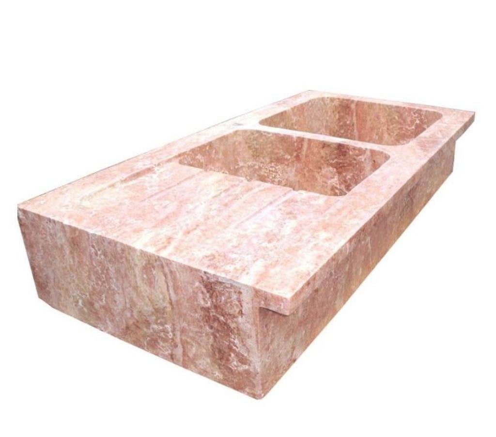  Var Forcalqueiret - 83136 - Photos Vivastreet Travertin Rose Rouge Évier 120x60 cm REF 357