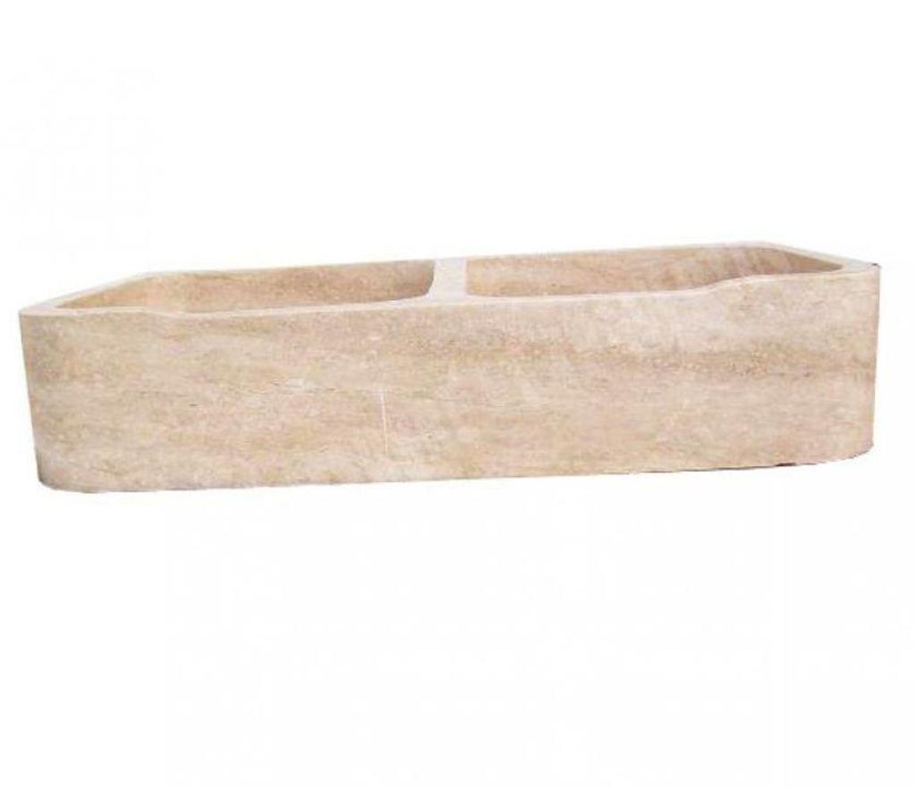  Bouches-du-Rhône Lancon Provence - 13680 - Photos Vivastreet Travertin Classique Beige Évier 2 Bacs 90x46 cm REF 038