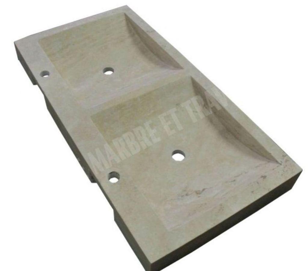  Bouches-du-Rhône Lancon Provence - 13680 - Photos Vivastreet Travertin Classique Beige Évier 2 Bacs 100x50 cm REF 642