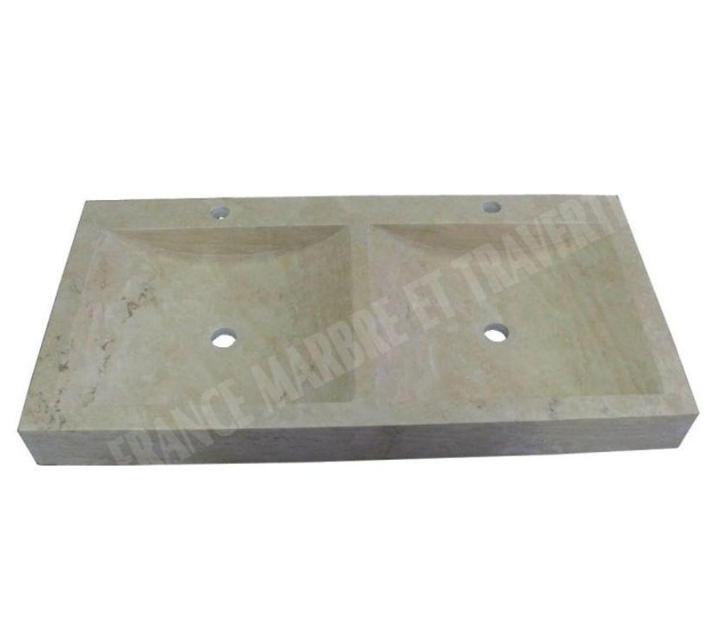  Bouches-du-Rhône Lancon Provence - 13680 - Photos Vivastreet Travertin Classique Beige Évier 2 Bacs 100x50 cm REF 642