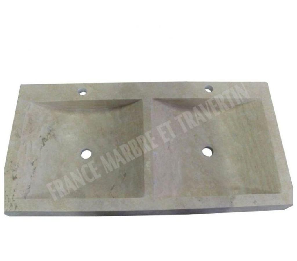  Bouches-du-Rhône Lancon Provence - 13680 - Photos Vivastreet Travertin Classique Beige Évier 2 Bacs 100x50 cm REF 642