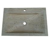 Travertin Classique Beige Evier 70x45 cm REF 616