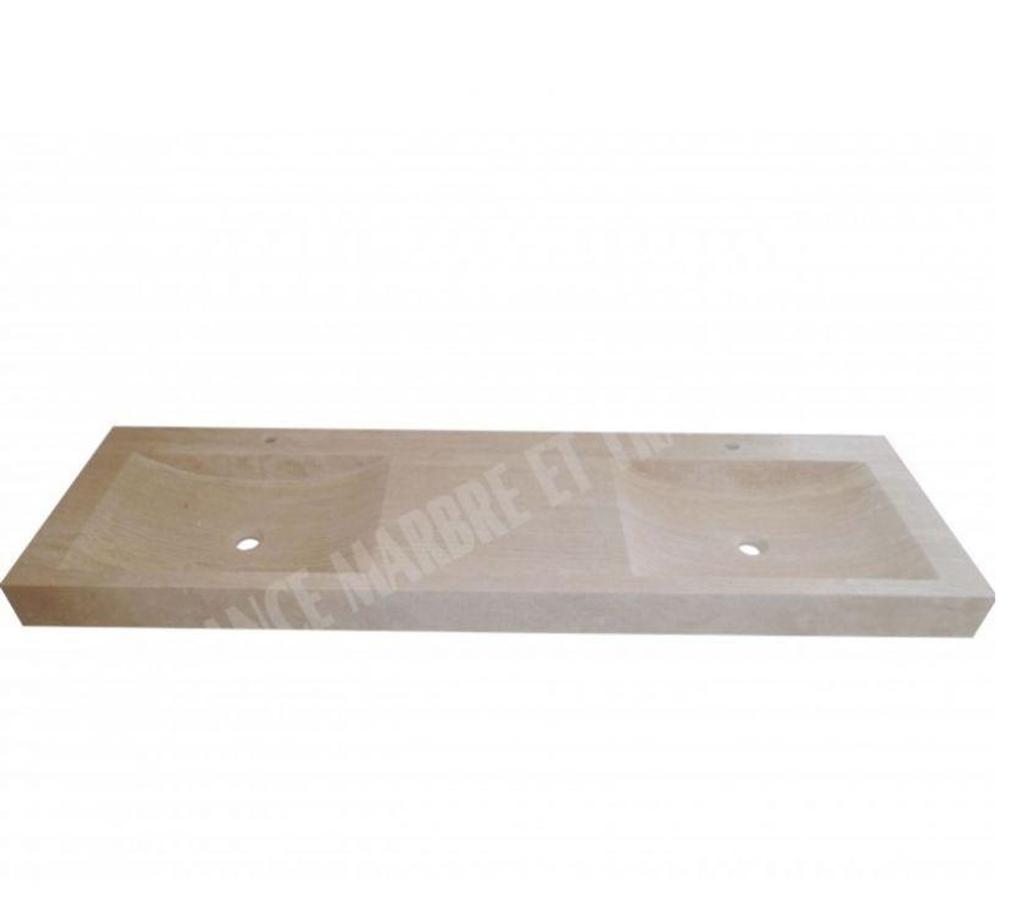  Bouches-du-Rhône Lancon Provence - 13680 - Photos Vivastreet Travertin Classique Beige Évier 2 Bacs 163x50 cm REF 386