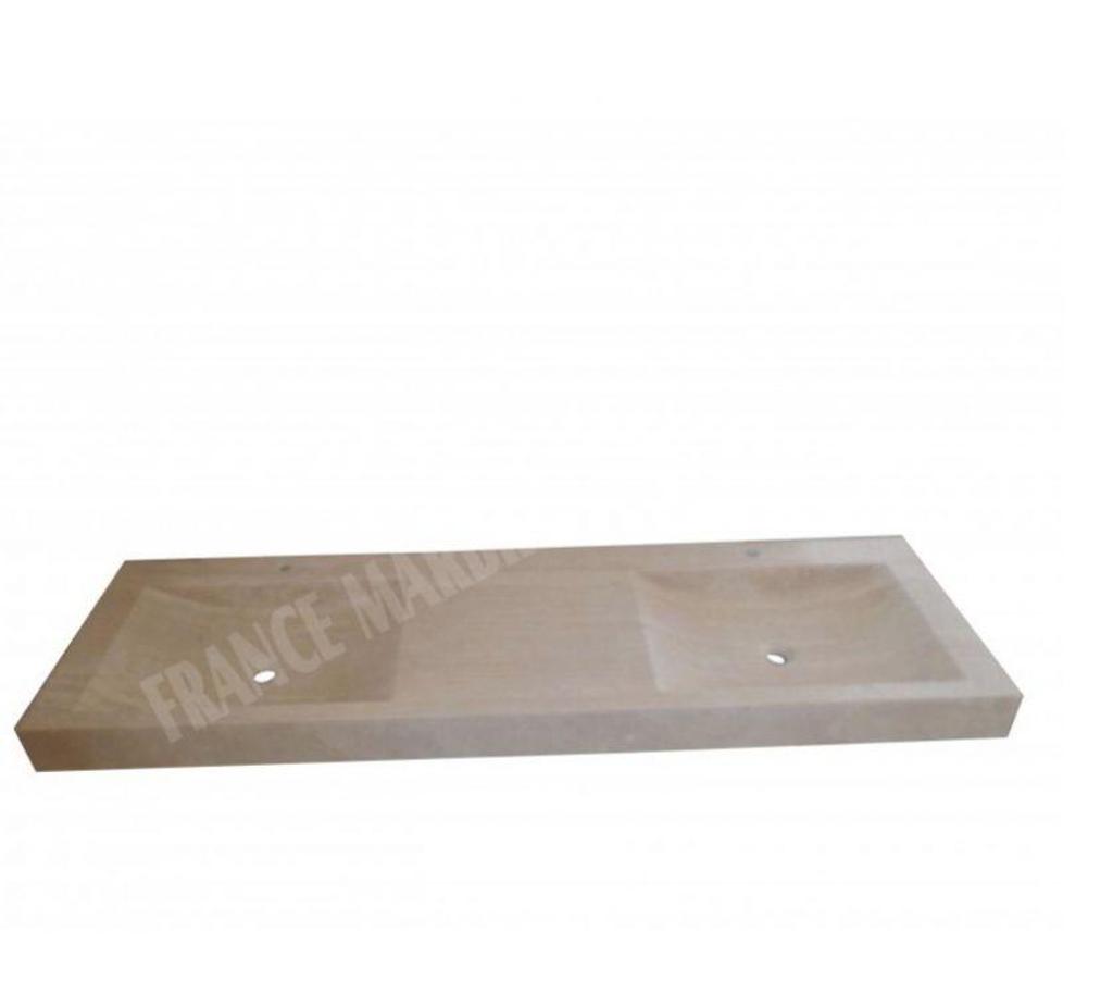  Bouches-du-Rhône Lancon Provence - 13680 - Photos Vivastreet Travertin Classique Beige Évier 2 Bacs 163x50 cm REF 386