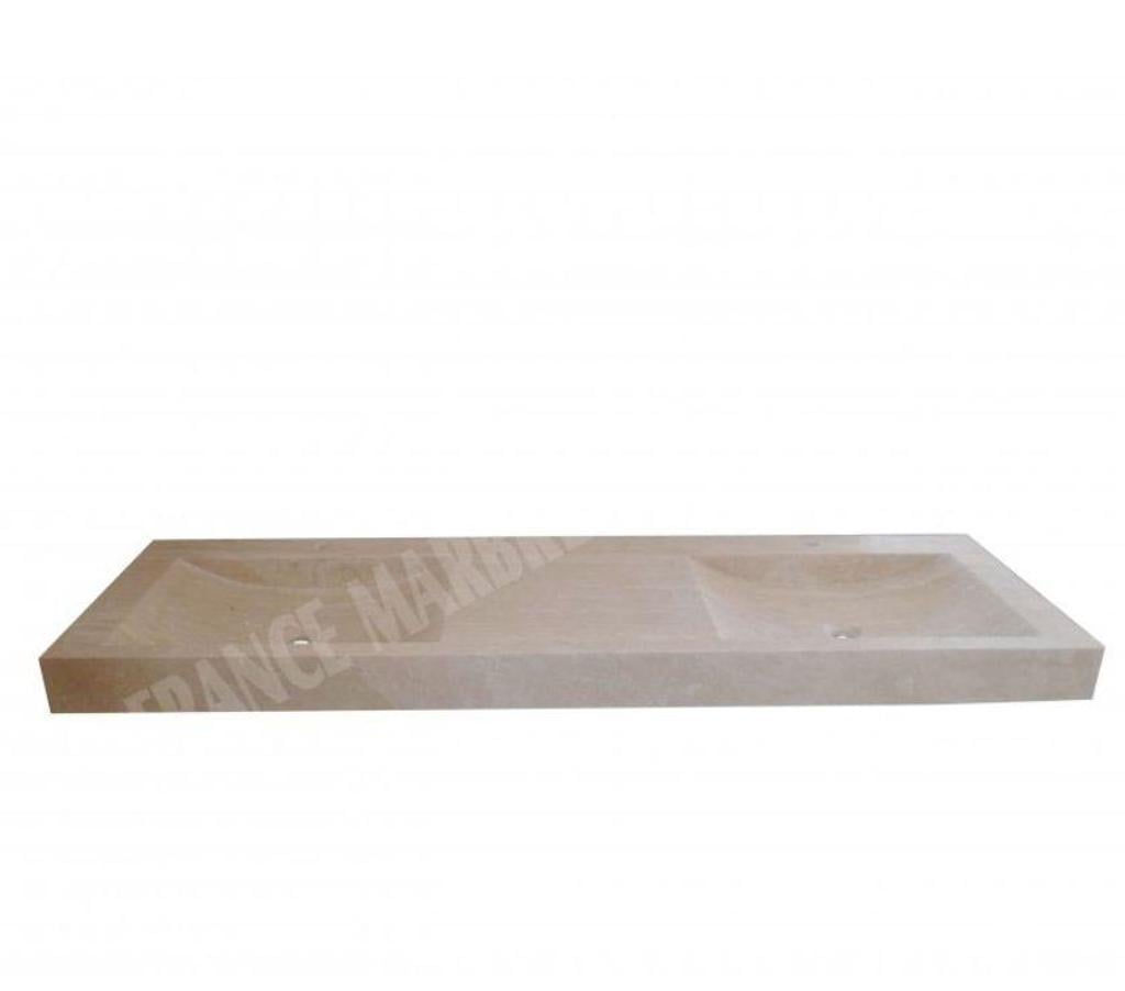  Var Forcalqueiret - 83136 - Photos Vivastreet Travertin Classique Beige Évier 2 Bacs 163x50 cm REF 386