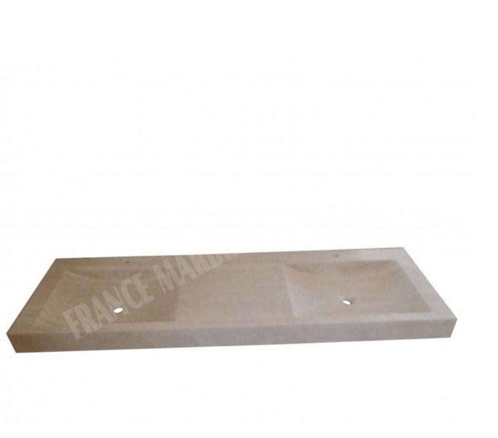  Var Forcalqueiret - 83136 - Photos Vivastreet Travertin Classique Beige Évier 2 Bacs 163x50 cm REF 386