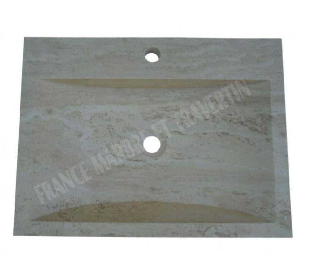  Var Forcalqueiret - 83136 - Photos Vivastreet Travertin Classique Beige Evier 60x45 cm Trapeze REF 581