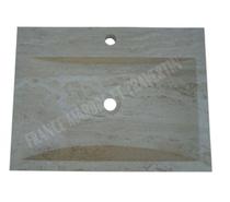 Travertin Classique Beige Evier 60x45 cm Trapeze REF 581