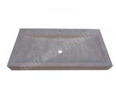Travertin Classique Beige Évier 1 Bac 100x50 cm REF 641