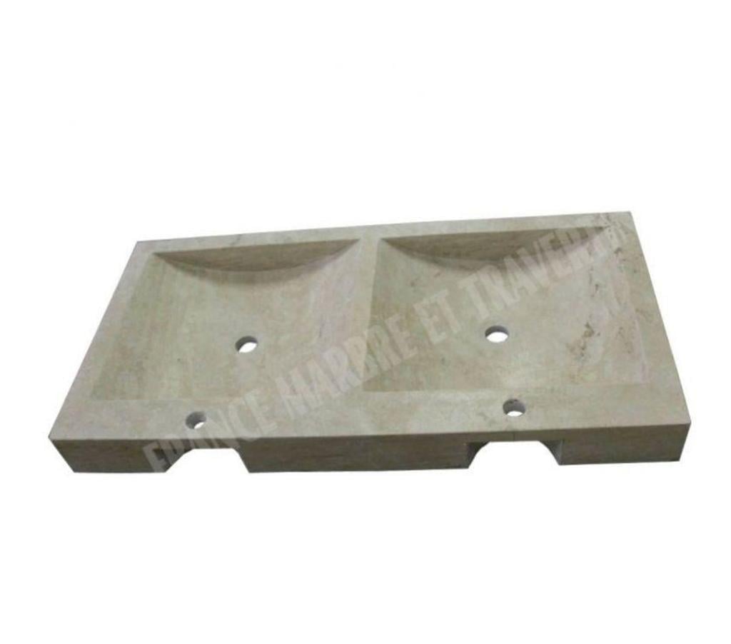  Var Forcalqueiret - 83136 - Photos Vivastreet Travertin Classique Beige Évier 2 Bacs 100x50 cm REF 642