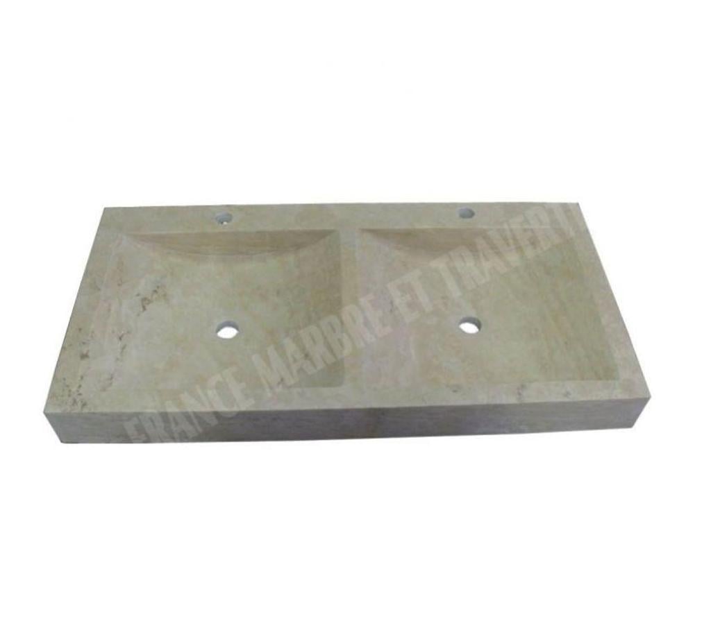  Var Forcalqueiret - 83136 - Photos Vivastreet Travertin Classique Beige Évier 2 Bacs 100x50 cm REF 642