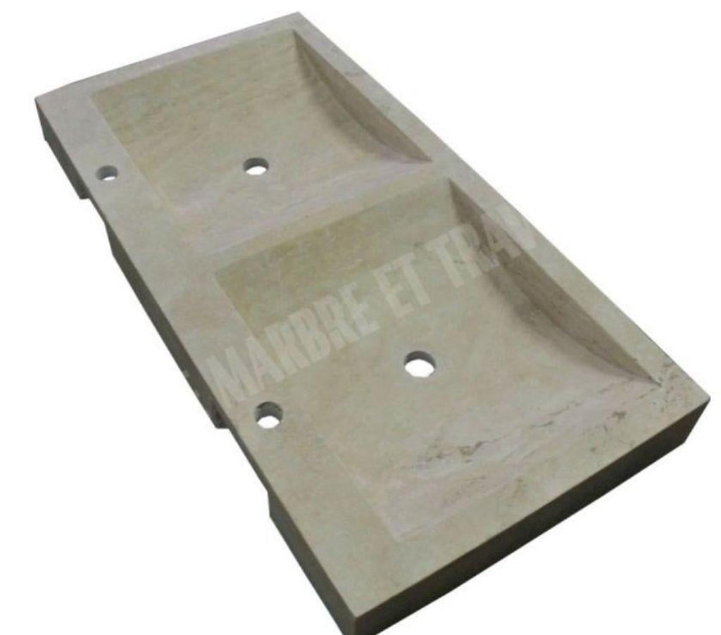  Var Forcalqueiret - 83136 - Photos Vivastreet Travertin Classique Beige Évier 2 Bacs 100x50 cm REF 642