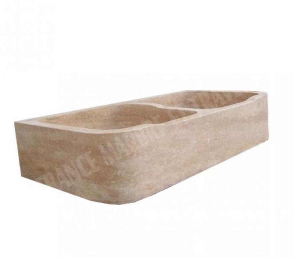  Var Forcalqueiret - 83136 - Photos Vivastreet Travertin Classique Beige Évier 2 Bacs 90x46 cm REF 038