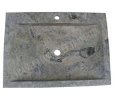 Travertin Silver Gris Évier 70x50 cm REF 754