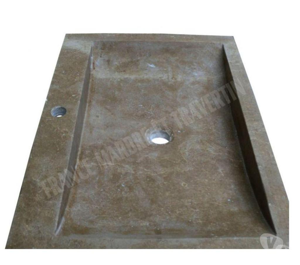  Bouches-du-Rhône Lancon Provence - 13680 - Photos Vivastreet Travertin Noce Marron Evier 70x50 cm REF 756