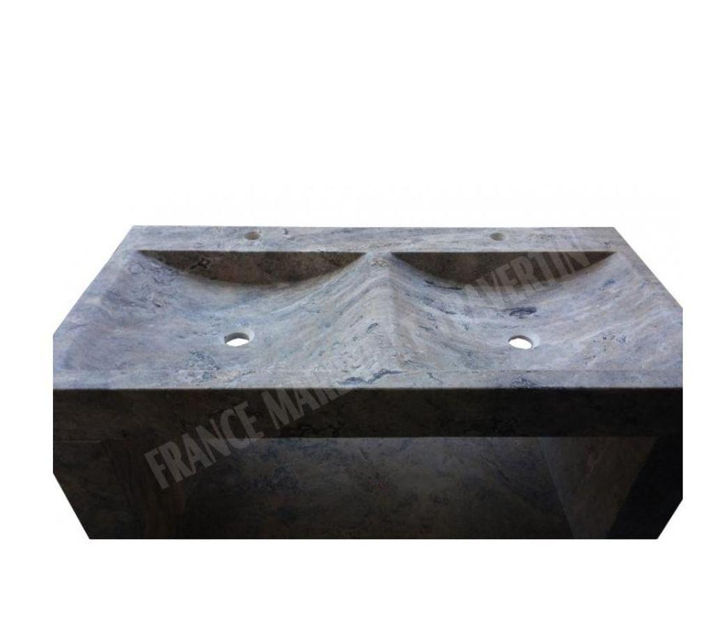  Bouches-du-Rhône Lancon Provence - 13680 - Photos Vivastreet Travertin Gris Silver Evier Meuble 2 Bacs REF 1169