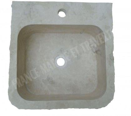 Bricolage - Jardin - Outillage Forcalqueiret Var - Photos Vivastreet Travertin Classique Beige Evier Modele D 44x42 cm REF 960