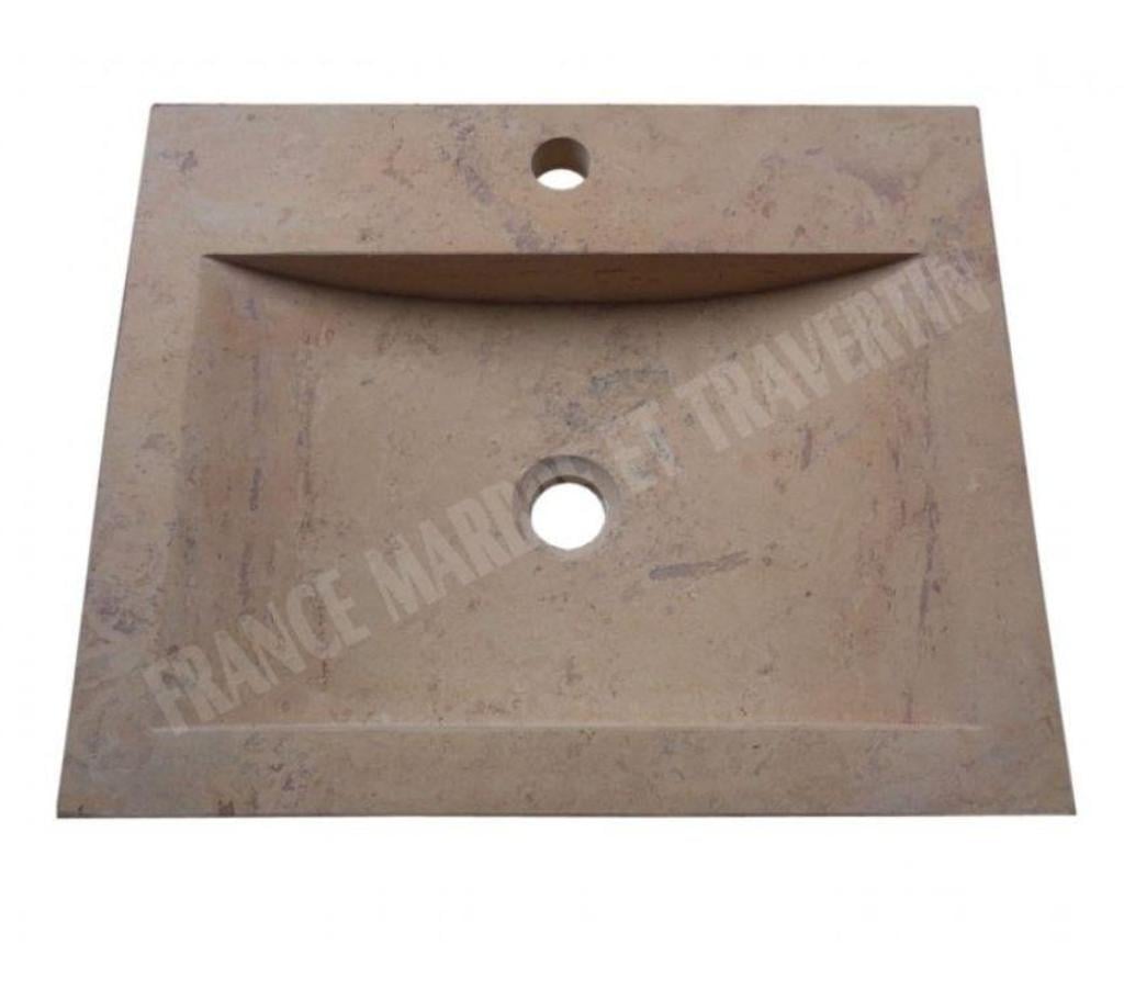  Var Forcalqueiret - 83136 - Photos Vivastreet Travertin Walnut Évier 50x40 cm REF 1084