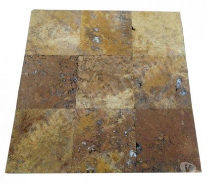 Bricolage - Jardin - Outillage Forcalqueiret Var - Photos Vivastreet Travertin Jaune Or 40x40 cm REF 1337