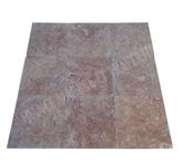 Travertin Rose Rouge 40x40 cm REF 1324
