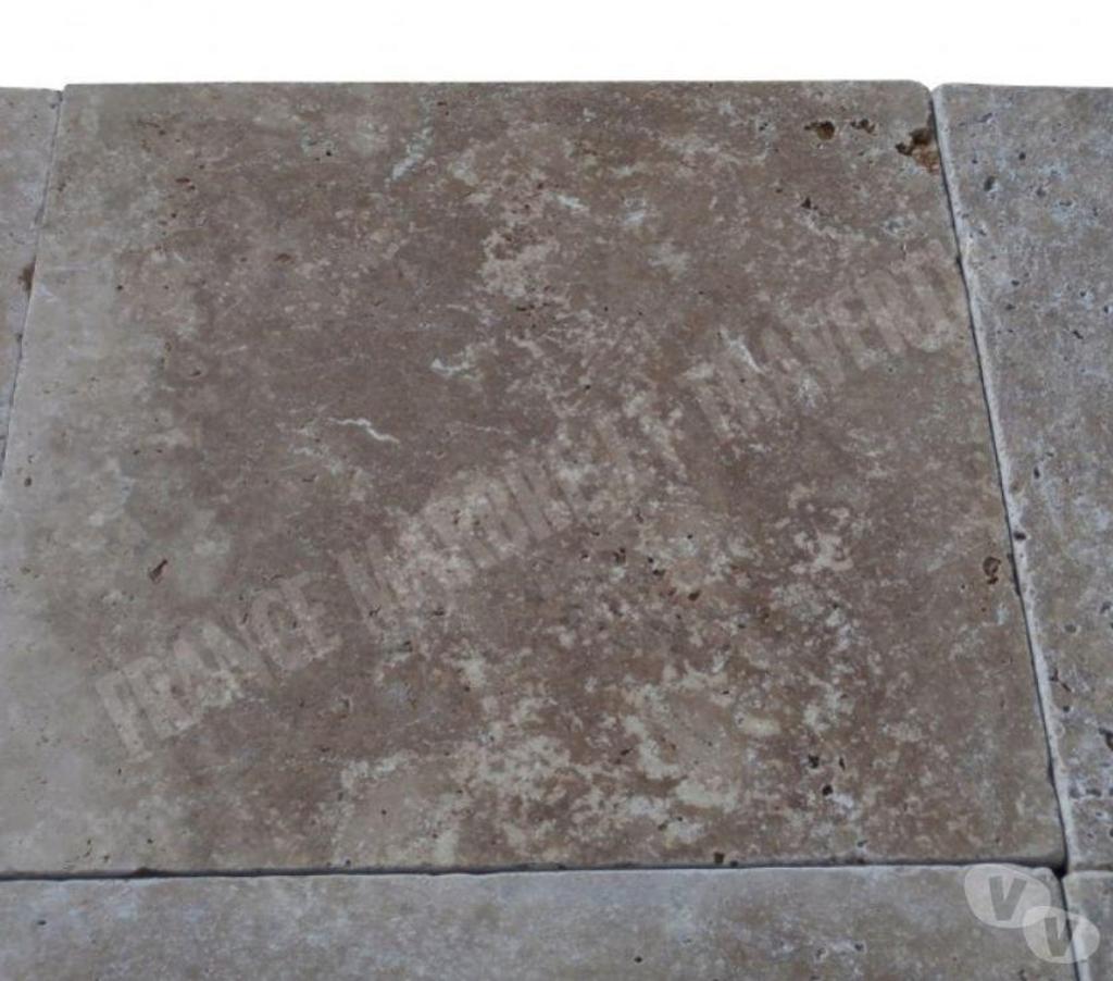  Var Forcalqueiret - 83136 - Photos Vivastreet Travertin Walnut Noisette 40x40 cm REF 818