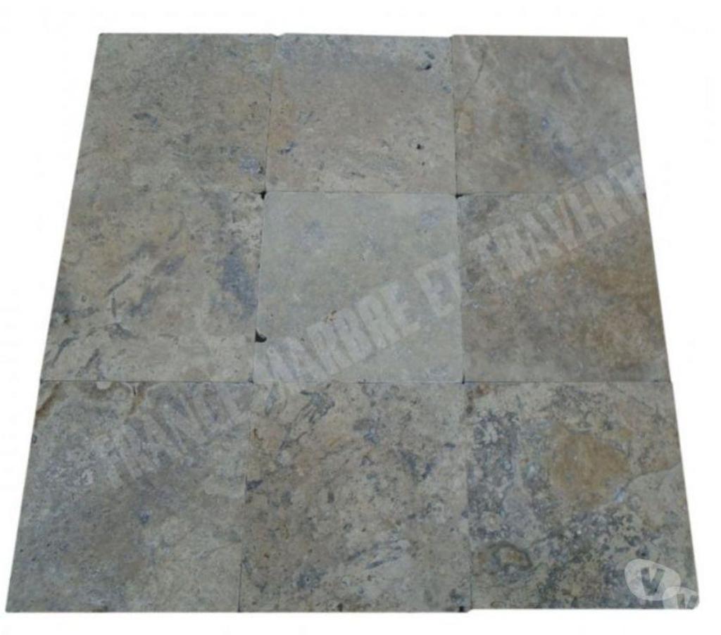  Var Forcalqueiret - 83136 - Photos Vivastreet Travertin Gris Silver 40x40 cm REF 703