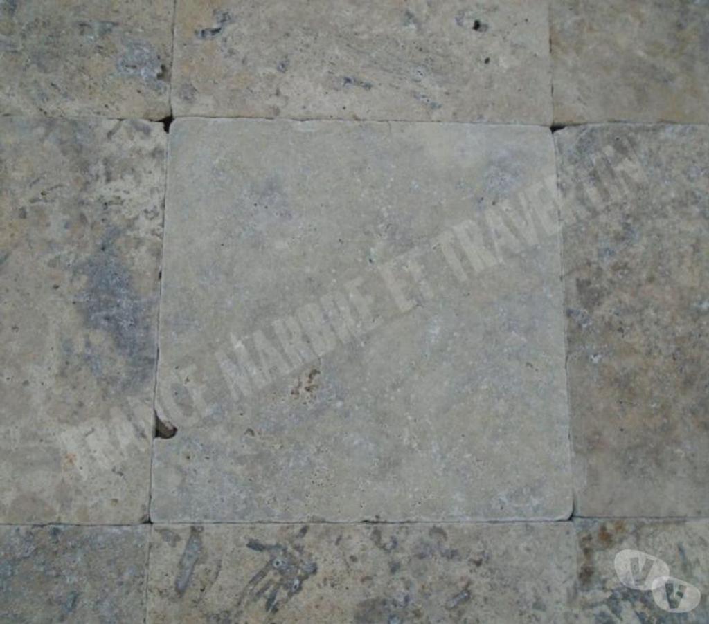  Var Forcalqueiret - 83136 - Photos Vivastreet Travertin Gris Silver 40x40 cm REF 703