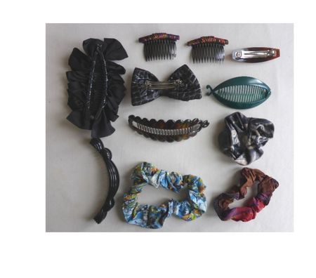 Accessoires - Bagagerie Aisne Soissons - 02200 - Photos Vivastreet Barettes et chouchous , 1 lot de 11 pieces