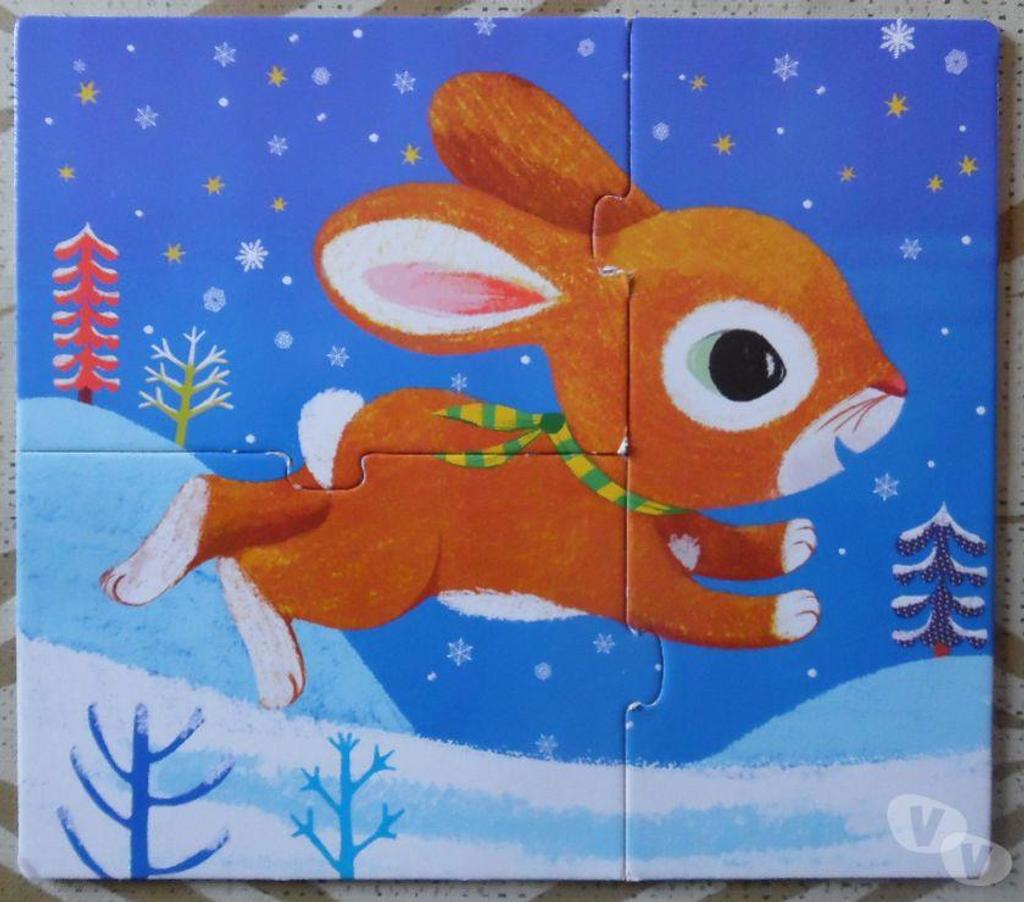 Jeux - Jouets Hérault Castries - 34160 - Photos Vivastreet PRIMO PUZZLE 3 PUZZLES LAPINS SJECO SERVI 2 FOIS COMME NEUF