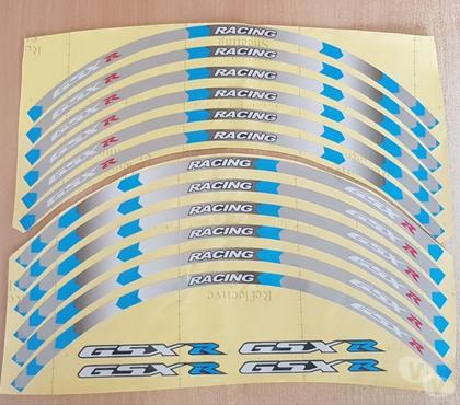Accessoires moto d'occasion Carnon Hérault - Photos Vivastreet Sticker de jante autocollant x12 + 4 logos Suzuki Gsxr