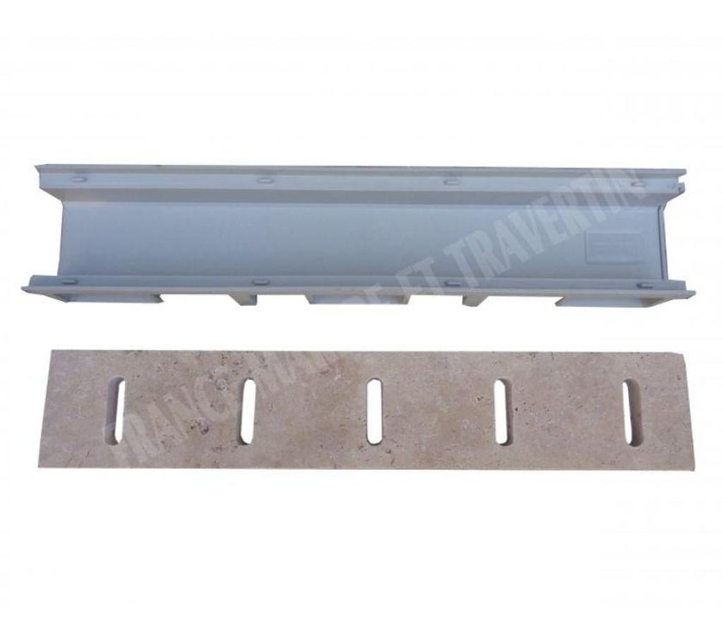  Bouches-du-Rhône Lancon Provence - 13680 - Photos Vivastreet Travertin Clss Grille Rainure + PVC Caniveau REF 3063 