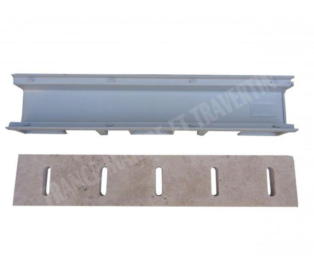  Var Forcalqueiret - 83136 - Photos Vivastreet Travertin Clss Grille Rainure + Pvc Caniveau REF 3063 