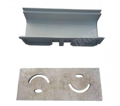Bricolage - Jardin - Outillage Forcalqueiret Var - Photos Vivastreet Travertin Clss Grille Mi-Rond Rainure + PVC REF 1219