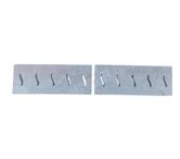 Travertin Classique Grille Serpent 19x50 cm REF 496