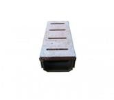Travertin Classique Grille Rainure + PVC REF 1157