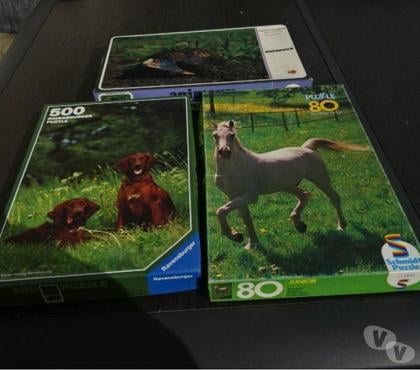 Jeux jouets occasion Le Teilleul Manche - Photos Vivastreet 3 puzzles théme animaux