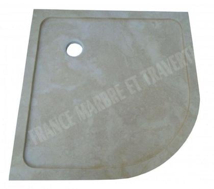 Bricolage - Jardinage Lancon Provence Bouches-du-Rhône - Photos Vivastreet Travertin ClssBeige Bac à Douche Angle 90x90 cm REF 3241