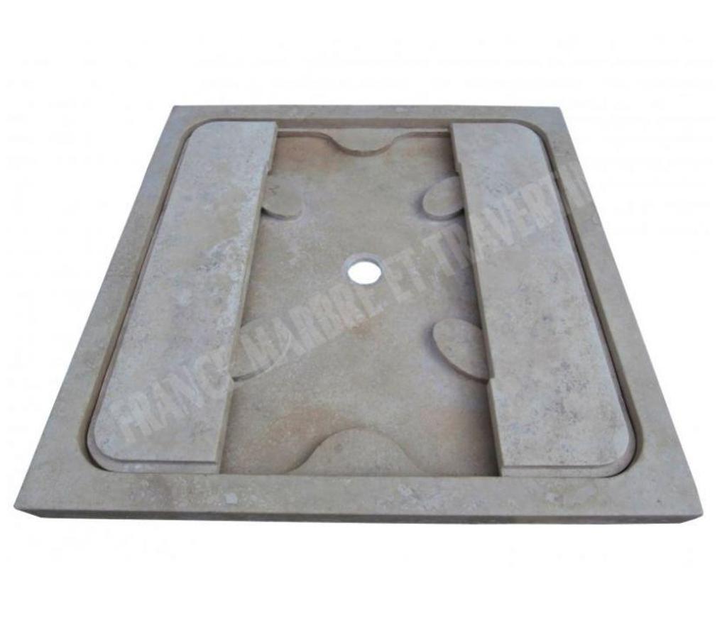  Var Forcalqueiret - 83136 - Photos Vivastreet Travertin Classique Beige Bac à Douche 90x90 cm REF 1154