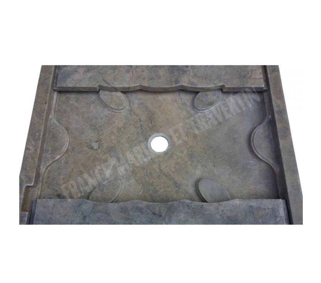  Var Forcalqueiret - 83136 - Photos Vivastreet Travertin Gris Silver Bac à Douche 90x90 cm REF 1168