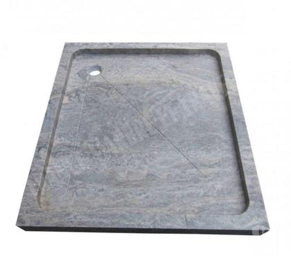 Bricolage - Jardin - Outillage Forcalqueiret Var - Photos Vivastreet Travertin Gris Silver Bac à Douche 100x90 cm REF 1261