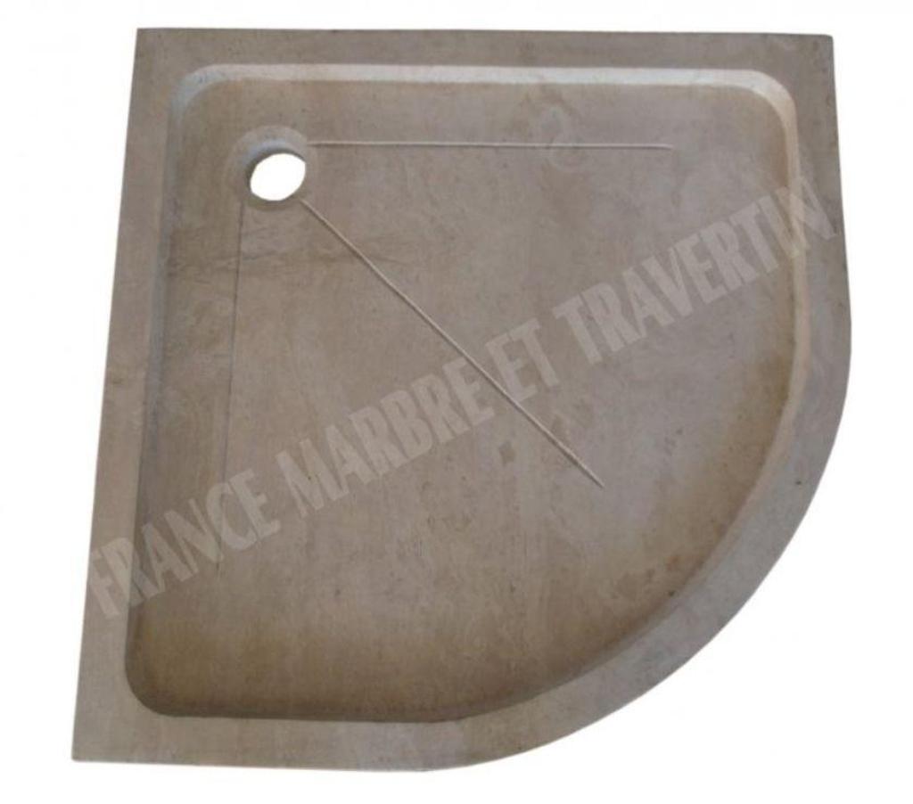  Var Forcalqueiret - 83136 - Photos Vivastreet Travertin ClssBeige Bac à Douche Angle 90x90 cm REF 340